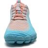 WateLves Water Shoes Men Women Beach Barefoot Aqua Socks Breathable Wide Swim Outdoor Walking Anti Slip Pool Shoes for Hiking Kayaking Diving Surfing(A-pink/Blue)
