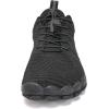 WateLves Water Shoes Men Women Beach Barefoot Aqua Socks Breathable Wide Swim Outdoor Walking Anti Slip Pool Shoes for Hiking Kayaking Diving Surfing(A-black)
