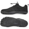 WateLves Water Shoes Men Women Beach Barefoot Aqua Socks Breathable Wide Swim Outdoor Walking Anti Slip Pool Shoes for Hiking Kayaking Diving Surfing(A-black)