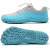 WateLves Water Shoes Men Women Beach Barefoot Aqua Socks Breathable Wide Swim Outdoor Walking Anti Slip Pool Shoes for Hiking Kayaking Diving Surfing(A-pink/Blue)