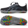 WateLves Water Shoes Men Women Beach Barefoot Aqua Socks Breathable Wide Swim Outdoor Walking Anti Slip Pool Shoes for Hiking Kayaking Diving Surfing(B-grey)