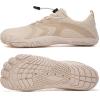 WateLves Water Shoes Men Women Beach Barefoot Aqua Socks Breathable Wide Swim Outdoor Walking Anti Slip Pool Shoes for Hiking Kayaking Diving Surfing(B-beige)