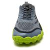 WateLves Water Shoes Men Women Beach Barefoot Aqua Socks Breathable Wide Swim Outdoor Walking Anti Slip Pool Shoes for Hiking Kayaking Diving Surfing(C-grey/Green)