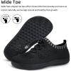 WateLves Water Shoes for Toddler Little Kid Minimalist Wide Barefoot Zero Drop Sole Splay Naturally Aqua Sneakers Boys Girls(Dq/Black)