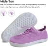WateLves Water Shoes for Toddler Little Kid Minimalist Wide Barefoot Zero Drop Sole Splay Naturally Aqua Sneakers Boys Girls(Dq/Purple)