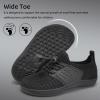 WateLves Water Shoes for Toddler Little Kid Minimalist Wide Barefoot Zero Drop Sole Splay Naturally Aqua Sneakers Boys Girls(Yn/Black)