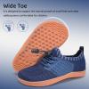 WateLves Water Shoes for Toddler Little Kid Minimalist Wide Barefoot Zero Drop Sole Splay Naturally Aqua Sneakers Boys Girls(Yn/Dark Blue)