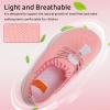 WateLves Water Shoes for Toddler Little Kid Minimalist Wide Barefoot Zero Drop Sole Splay Naturally Aqua Sneakers Boys Girls(Yn/Pink)