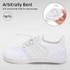 WateLves Water Shoes for Toddler Little Kid Minimalist Wide Barefoot Zero Drop Sole Splay Naturally Aqua Sneakers Boys Girls(Yn/White)