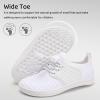 WateLves Water Shoes for Toddler Little Kid Minimalist Wide Barefoot Zero Drop Sole Splay Naturally Aqua Sneakers Boys Girls(Yn/White)