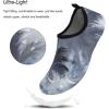 WateLves Water Shoes for Womens Mens Barefoot Quick-Dry Aqua Socks for Beach Swim Surf Yoga Exercise New Translucent Color Soles(Coconut Tree)