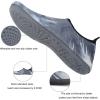 WateLves Water Shoes for Womens Mens Barefoot Quick-Dry Aqua Socks for Beach Swim Surf Yoga Exercise New Translucent Color Soles(Coconut Tree)