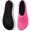 WateLves Water Shoes for Womens Mens Barefoot Quick-Dry Aqua Socks for Beach Swim Surf Yoga Exercise New Translucent Color Soles(Lt.rose)