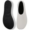 WateLves Water Shoes for Womens Mens Barefoot Quick-Dry Aqua Socks for Beach Swim Surf Yoga Exercise New Translucent Color Soles(Lxg.beige)