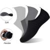 WateLves Water Shoes for Womens Mens Barefoot Quick-Dry Aqua Socks for Beach Swim Surf Yoga Exercise New Translucent Color Soles(Lxy.black)