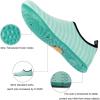 WateLves Water Shoes for Womens Mens Barefoot Quick-Dry Aqua Socks for Beach Swim Surf Yoga Exercise New Translucent Color Soles(Lxy.light Blue)