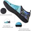 WateLves Water Shoes for Womens Mens Barefoot Quick-Dry Aqua Socks for Beach Swim Surf Yoga Exercise New Translucent Color Soles(Sea World)