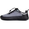 WateLves Wide Diabetic Shoes Mens Womens Water-Beach-Swim-Barefoot Shoes Breathable & Non-Slip & Optimal Relaxation Walking Sneakers(Black Gray)