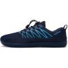 WateLves Wide Diabetic Shoes Mens Womens Water-Beach-Swim-Barefoot Shoes Breathable & Non-Slip & Optimal Relaxation Walking Sneakers(Dark Blue)