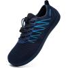 WateLves Wide Diabetic Shoes Mens Womens Water-Beach-Swim-Barefoot Shoes Breathable & Non-Slip & Optimal Relaxation Walking Sneakers(Dark Blue)