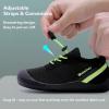 WateLves Wide Toddler Water Shoes Kids Barefoot Athletic Sneakers Girls Boys Quick Dry Aqua Socks for Beach Hiking Swim Kayak Sport Accessories, Camping Essentials(Black/Green)