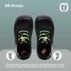 WateLves Wide Toddler Water Shoes Kids Barefoot Athletic Sneakers Girls Boys Quick Dry Aqua Socks for Beach Hiking Swim Kayak Sport Accessories, Camping Essentials(Black/Green)
