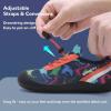 WateLves Wide Toddler Water Shoes Kids Barefoot Athletic Sneakers Girls Boys Quick Dry Aqua Socks for Beach Hiking Swim Kayak Sport Accessories, Camping Essentials(Dinosaurs)