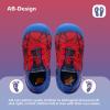 WateLves Wide Toddler Water Shoes Kids Barefoot Athletic Sneakers Girls Boys Quick Dry Aqua Socks for Beach Hiking Swim Kayak Sport Accessories, Camping Essentials(Red Blue)