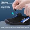 WateLves Wide Toddler Water Shoes Kids Barefoot Athletic Sneakers Girls Boys Quick Dry Aqua Socks for Beach Hiking Swim Kayak Sport Accessories, Camping Essentials(Black Blue)