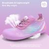 WateLves Wide Toddler Water Shoes Kids Barefoot Athletic Sneakers Girls Boys Quick Dry Aqua Socks for Beach Hiking Swim Kayak Sport Accessories, Camping Essentials(Fish Scales)