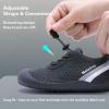 WateLves Wide Toddler Water Shoes Kids Barefoot Athletic Sneakers Girls Boys Quick Dry Aqua Socks for Beach Hiking Swim Kayak Sport Accessories, Camping Essentials(Dark Gray)
