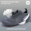WateLves Wide Toddler Water Shoes Kids Barefoot Athletic Sneakers Girls Boys Quick Dry Aqua Socks for Beach Hiking Swim Kayak Sport Accessories, Camping Essentials(Dark Gray)