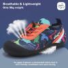 WateLves Wide Toddler Water Shoes Kids Barefoot Athletic Sneakers Girls Boys Quick Dry Aqua Socks for Beach Hiking Swim Kayak Sport Accessories, Camping Essentials(Dinosaurs)