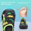 WateLves Wide Toddler Water Shoes Kids Quick Dry Barefoot Shoes Girls Boys Aqua Athletic Sneakers for Beach Hiking Swim Kayak Sport Accessories, Camping Essentials(Dinosaurs)