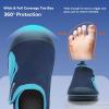 WateLves Wide Toddler Water Shoes Kids Quick Dry Barefoot Shoes Girls Boys Aqua Athletic Sneakers for Beach Hiking Swim Kayak Sport Accessories, Camping Essentials(Navy Blue)