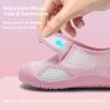 WateLves Wide Toddler Water Shoes Kids Quick Dry Barefoot Shoes Girls Boys Aqua Athletic Sneakers for Beach Hiking Swim Kayak Sport Accessories, Camping Essentials(Pink)