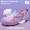 WateLves Wide Toddler Water Shoes Kids Quick Dry Barefoot Shoes Girls Boys Aqua Athletic Sneakers for Beach Hiking Swim Kayak Sport Accessories, Camping Essentials(Fish Scales)