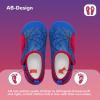 WateLves Wide Toddler Water Shoes Kids Quick Dry Barefoot Shoes Girls Boys Aqua Athletic Sneakers for Beach Hiking Swim Kayak Sport Accessories, Camping Essentials(Blue Red)
