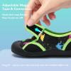 WateLves Wide Toddler Water Shoes Kids Quick Dry Barefoot Shoes Girls Boys Aqua Athletic Sneakers for Beach Hiking Swim Kayak Sport Accessories, Camping Essentials(Dinosaurs)