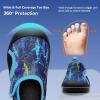 WateLves Wide Toddler Water Shoes Kids Quick Dry Barefoot Shoes Girls Boys Aqua Athletic Sneakers for Beach Hiking Swim Kayak Sport Accessories, Camping Essentials(Sharks)