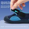WateLves Wide Toddler Water Shoes Kids Quick Dry Barefoot Shoes Girls Boys Aqua Athletic Sneakers for Beach Hiking Swim Kayak Sport Accessories, Camping Essentials(Navy Blue)