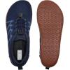 WateLves Wide Water Shoes Mens Womens Barefoot Minimalist Walking Shoes Beach Casual Sneakers Zero Drop Sole(Navy Blue/Gum)