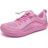 WateLves Wide Water Shoes Mens Womens Barefoot Minimalist Walking Shoes Beach Casual Sneakers Zero Drop Sole(Pink)