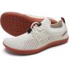 WateLves Wide Water Shoes Womens Mens Barefoot Zero Drop Diabetic Shoes Beach Walking Sneakers(Beige)