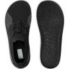 WateLves Wide Water Shoes Womens Mens Barefoot Zero Drop Diabetic Shoes Beach Walking Sneakers(Black)