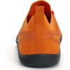 WateLves Wide Water Shoes Womens Mens Barefoot Zero Drop Diabetic Shoes Beach Walking Sneakers(Orange)