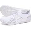 WateLves Wide Water Shoes Womens Mens Barefoot Zero Drop Diabetic Shoes Beach Walking Sneakers(White)