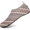 WateLves Womens Barefoot Water Shoes Travel House Slippers for Indoor and Outdoor Aqua Socks for Beach Swim Surf Yoga Dancing Camping Must Haves(Bohemia)