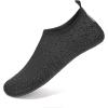 WateLves Womens Barefoot Water Shoes Travel House Slippers for Indoor and Outdoor Aqua Socks for Beach Swim Surf Yoga Dancing Camping Must Haves(Diamond-black)