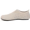 WateLves Womens Barefoot Water Shoes Travel House Slippers for Indoor and Outdoor Aqua Socks for Beach Swim Surf Yoga Dancing Camping Must Haves(Diamond-beige)